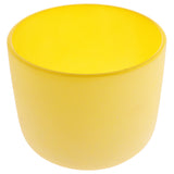 Maxbell 7" Solar Chakra Crystal Singing Bowl E Note High Quality Sound+Suede Mallet