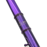 Maxbell 1 Pieces 16 Holes C Key Split E mechanism Purple Flute with 20 Pieces Key Hole Plugs Set