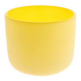 Maxbell 7" Solar Chakra Crystal Singing Bowl E Note High Quality Sound+Suede Mallet