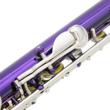 Maxbell 1 Pieces 16 Holes C Key Split E mechanism Purple Flute with 20 Pieces Key Hole Plugs Set