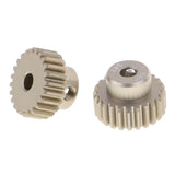 Maxbell 48DP 3.175mm 21T 22T 23T 24T 25T Motor Pinion Gear + 35T Brushed Motor for 1:10 Truck 4WD SCX10 D90