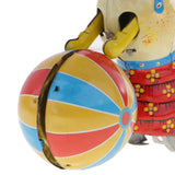 Maxbell Classic Wind-up Toys Cute Dog Push Ball Clockwork Tin Toy for Adult Novelty