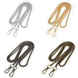 Maxbell 4 Pieces 47 Inch Alloy Purse Making Chain Strap Replacement Handbag Crossbody Chain