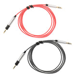 Maxbell 2Pieces 1.2m Audio Upgrade Cable For Sennheiser Momentum Over-Ear Headphone