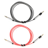 Maxbell 2Pieces 1.2m Audio Upgrade Cable For Sennheiser Momentum Over-Ear Headphone