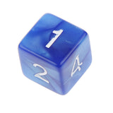 Maxbell 40 Pieces Multi Sided D6-D20 Dice for D&D TRPG Party Board Game Toys Blue