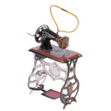 Maxbell Mini Sewing Machine Model Tin Toy Collectible Gift Hanging Decor Ornaments