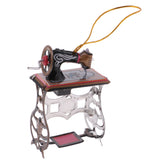 Maxbell Mini Sewing Machine Model Tin Toy Collectible Gift Hanging Decor Ornaments