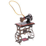 Maxbell Mini Sewing Machine Model Tin Toy Collectible Gift Hanging Decor Ornaments