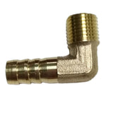 Maxbell 1/4 BSP to 6,8,10,12,mm Brass 90 Degree Male Elbow Barbed Hose Tail Pipe