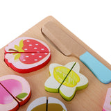 Maxbell 8 Pieces + 11 Pieces Kitchen Wooden Fruits Baby Educational Pretend Cut Toys