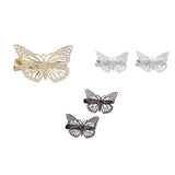 Maxbell 6 Pieces Women Shiny Butterfly Hair Clip Headband Hair Accessories Headpiece