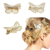Maxbell 6 Pieces Women Shiny Butterfly Hair Clip Headband Hair Accessories Headpiece