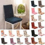 Maxbell 8Pieces Elastic Fabric Short Dining Chair Cover Wedding Post Card Butterfly Decor