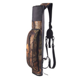 Maxbell 2 Pieces Camouflage Archery Back Arrow Quiver Hunting Target with Front Pocket