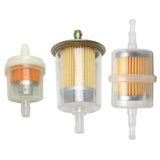 Maxbell 3 Pieces 6mm 8mm Motorcycle Oil Gas Petrol Fuel Filter Seperator