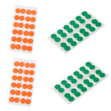 Maxbell 48 Pieces Green + Orange Self-adhesive Foam Fly Fishing Stick on Strike Indicator Fishing Accessory