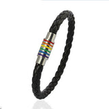 Maxbell Rainbow Pride LGBT Gay Necklace Bracelet Transgender Transexual Jewelry