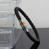 Maxbell Rainbow Pride LGBT Gay Necklace Bracelet Transgender Transexual Jewelry