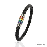 Maxbell Rainbow Pride LGBT Gay Necklace Bracelet Transgender Transexual Jewelry