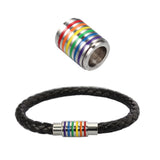 Maxbell Rainbow Pride LGBT Gay Necklace Bracelet Transgender Transexual Jewelry