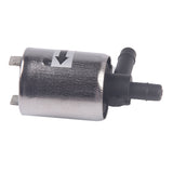 Maxbell 2 Pieces DC 12V Electric Solenoid Valve for Water Air Gas Normally Closed Replacement Silver Valve