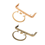 Maxbell 2 Pcs 20cm Metal Frame Clasp Arch For Purse Accessories Craft DIY Style 3