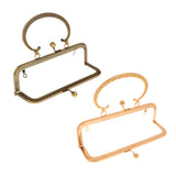 Maxbell 2 Pcs 20cm Metal Frame Clasp Arch For Purse Accessories Craft DIY Style 3