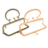 Maxbell 2 Pcs 20cm Metal Frame Clasp Arch For Purse Accessories Craft DIY Style 3