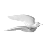 Maxbell 5Pcs Creative Resin Seagull Shaped Bedroom TV Background Wall Decorations White