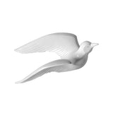 Maxbell 5Pcs Creative Resin Seagull Shaped Bedroom TV Background Wall Decorations White