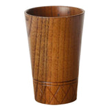 Maxbell Wooden Cup Pure Handmade Coffee Tea Beer Juice Milk Mug Drinking Cup 2pcs