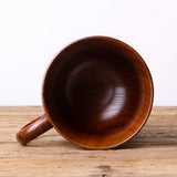 Maxbell Wooden Cup Pure Handmade Coffee Tea Beer Juice Milk Mug Drinking Cup 2pcs