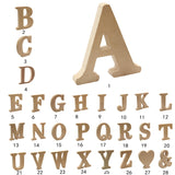 Maxbell Wooden Alphabet Craft GARDEN Letter Plaque Wall Hanging Wedding Decoration