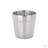 Maxbell 180ml Modern Stainless Steel Cups Pint Cup Coffee Beer Mug Kids Tumbler