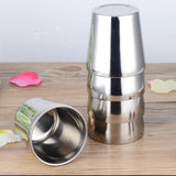 Maxbell 180ml Modern Stainless Steel Cups Pint Cup Coffee Beer Mug Kids Tumbler