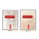 Maxbell Set 2pcs 7" Embossed Pattern Painting Roller Brush Tool Wall DIY Decor 1#
