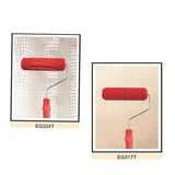 Maxbell Set 2pcs 7" Embossed Pattern Painting Roller Brush Tool Wall DIY Decor 1#