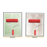 Maxbell Set 2pcs 7" Embossed Pattern Painting Roller Brush Tool Wall DIY Decor 3#