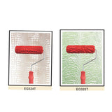 Maxbell Set 2pcs 7" Embossed Pattern Painting Roller Brush Tool Wall DIY Decor 3#