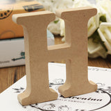 Maxbell Wooden Alphabet Craft HOME Letter Plaque Wall Hanging Wedding Decoration