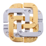 Maxbell Set Metal Crafts Chinese Locks Puzzle EQ IQ Brain Teaser Kid Educational Toy