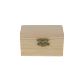 Maxbell 5pcs Unpainted Wooden Jewelry Box DIY Storage Treasure Toy Case 9 X 5 X 5cm