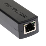 Maxbell 2 Piece IEEE 802.3af USB Active PoE Splitter Power Over Ethernet 48V/12V Computer