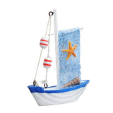 Maxbell 2Pieces Mediterranean Nautical Tropical Fishing Net Sailing Home Ornament