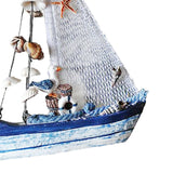 Maxbell 2Pieces Mediterranean Nautical Tropical Fishing Net Sailing Home Ornament