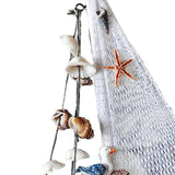 Maxbell 2Pieces Mediterranean Nautical Tropical Fishing Net Sailing Home Ornament