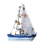 Maxbell 2Pieces Mediterranean Nautical Tropical Fishing Net Sailing Home Ornament