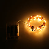 Maxbell 2pcs 100 LED String Battery Operated Copper Wire Fairy Lights Xmas Party 10m