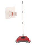 Maxbell Household Hand Push Sweeper 360°Rotating Broom Cleaner RD + Broom Holder